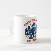 Jagd der Nacht Kaffeetasse (Vorderseite Links)