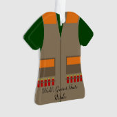 Jagd der Weste-Weihnachtsverzierung Ornament (Vorderseite)