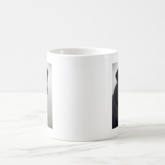 Jagd des schwarzen Labradors Kaffeetasse (Mittel)