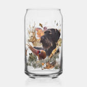 Jagd, deutsches Drahthaar Pointer Dosenglas (Rückseite)