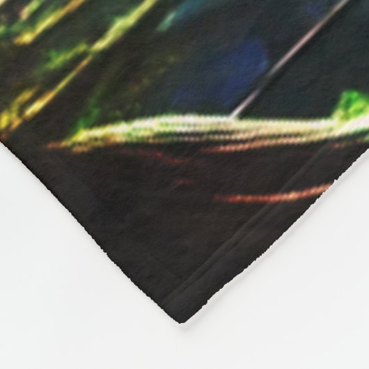 Jagd Dinosaurier Fleecedecke (Ecke)