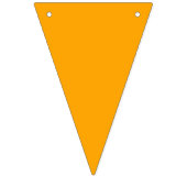 Jagd: Dreiecksfahnen - Orange Wimpelkette (Zweite Fahne)