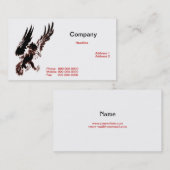 Jagd-Eagle-Visitenkarte Visitenkarte (Vorne/Hinten)