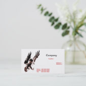Jagd-Eagle-Visitenkarte Visitenkarte (Stehend Vorderseite)