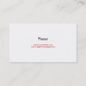 Jagd-Eagle-Visitenkarte Visitenkarte (Rückseite)