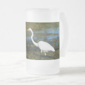 Jagd Egret Mattierte Tasse (VorderseiteRechts)