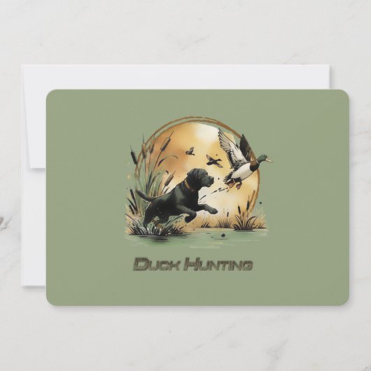 Jagd Einladung (Vorderseite)