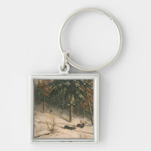 Jagd-Elche Schlüsselanhänger (Vorne)