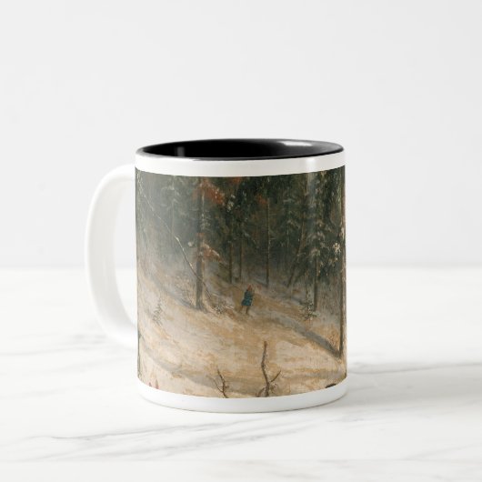 Jagd-Elche Zweifarbige Tasse (Vorderseite Links)