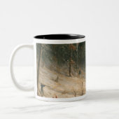 Jagd-Elche Zweifarbige Tasse (Links)