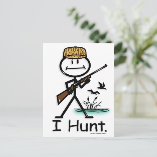 Jagd:Ente Postkarte (Stehend Vorderseite)