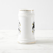 Jagd-Familienwappen Bierglas (Mittel)