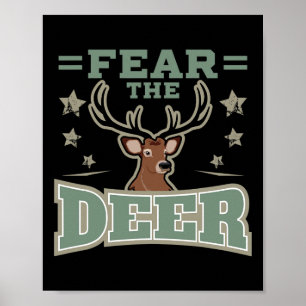 Jagd Fans Angst Geschenk für Waffen und Jagd Fan Poster