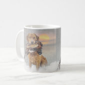 Jagd Fasan im Winter Wandteppich Plexiglas Kaffeetasse (Vorderseite Links)