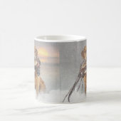 Jagd Fasan im Winter Wandteppich Plexiglas Kaffeetasse (Mittel)
