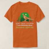 Jagd Fasanischer Vogel - Kunst der Natur lustiges  T-Shirt (Design vorne)