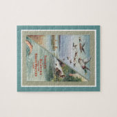 Jagd-Fischen-Plakat-Puzzle Puzzle (Horizontal)