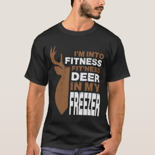 Jagd Fitness Hirsch im Gefrierfass Hunter Männer W T-Shirt