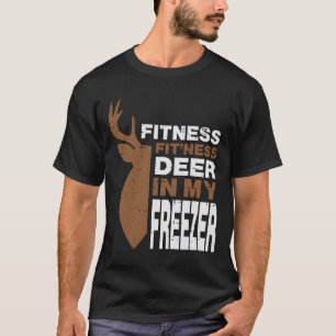 Jagd Fitness Hirsch im Gefrierjäger Männer Jungen T-Shirt