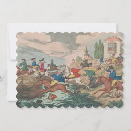 Jagd - flache Einladung 12,7 cm x 17,8 cm