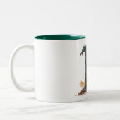 Jagd Flammen: Niedlicher Drachencup - Typ J Zweifarbige Tasse (Links)