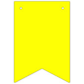 Jagd: Frack - Schlicht Gelb Wimpelkette (Erste Fahne)