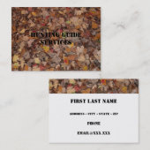 Jagd-Führer-Dienstleistungen Visitenkarte (Vorne/Hinten)