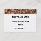 Jagd-Führer-Dienstleistungen Visitenkarte (Rückseite)