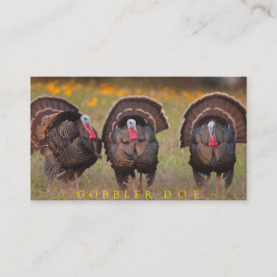 Jagd-Führer doppelseitig Visitenkarte