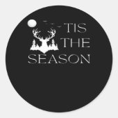 Jagd Fun Jagd Bogenschießen für Bowhunters im Frei Runder Aufkleber (Vorderseite)