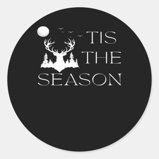 Jagd Fun Jagd Bogenschießen für Bowhunters im Frei Runder Aufkleber (Vorderseite)