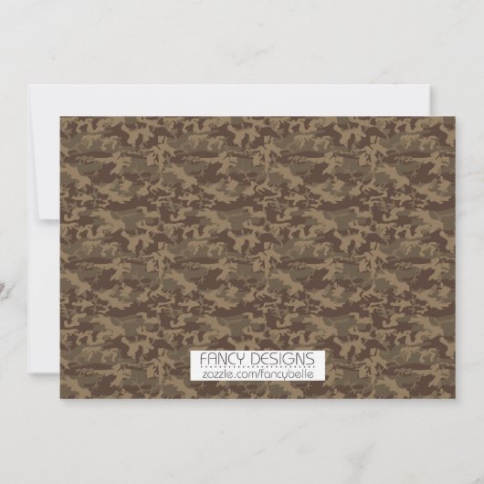 Jagd-Geburtstag Einladung (Rückseite)