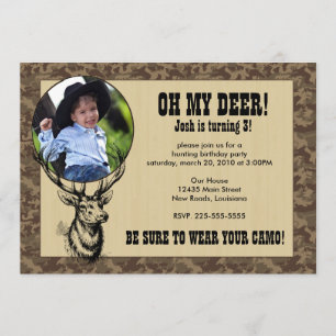 Jagd-Geburtstag Einladung