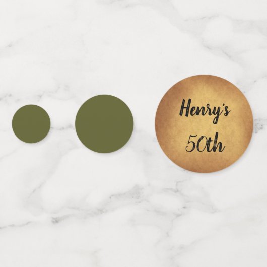 Jagd Geburtstagsparty Konfetti (Rückseiten)