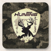 Jagd Getränkeuntersetzer (Vorderseite)