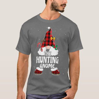 Jagd Gnome Buffalo Kariert Matching Family Christ T-Shirt