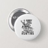 Jagd - Hirsch Lustiger Spruch Jäger Geschenk Tank  Button (Vorne & Hinten)
