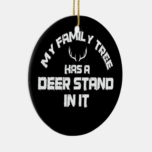 Jagd I Hirschständer Familienbaum I Jagd Keramik Ornament (Rechts)