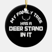 Jagd I Hirschständer Familienbaum I Jagd Keramik Ornament (Vorne)