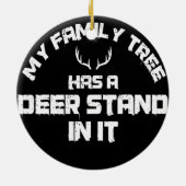 Jagd I Hirschständer Familienbaum I Jagd Keramik Ornament (Hinten)