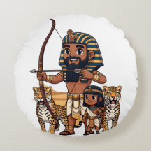 Jagd im Alten Ägypten mit Leoparden
