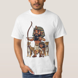 Jagd im Alten Ägypten mit Leoparden T-Shirt