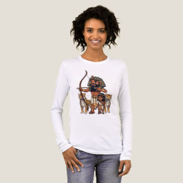 Jagd im Alten Ägypten mit Leoparden Tri-Blend Shirt