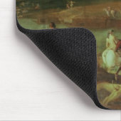 Jagd im Wald bei Compiegne Mousepad (Ecke)