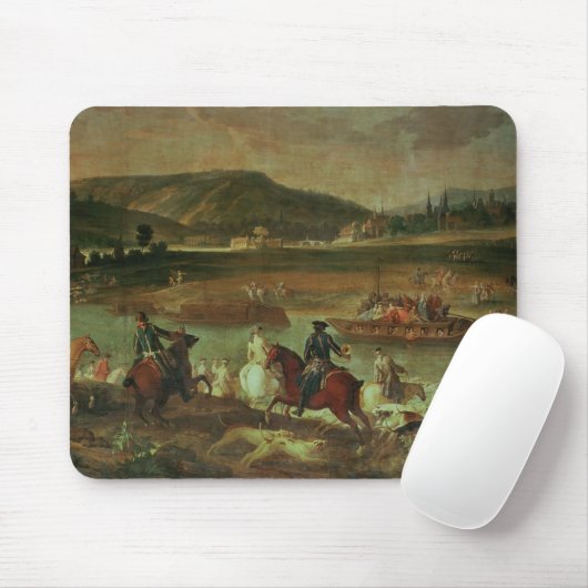 Jagd im Wald bei Compiegne Mousepad (Mit Mouse)