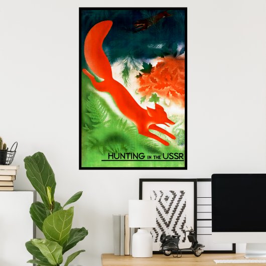 Jagd in der UdSSR Poster (Heimbüro)