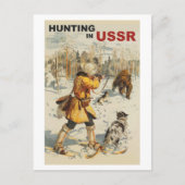 Jagd in der UdSSR Postkarte (Vorderseite)