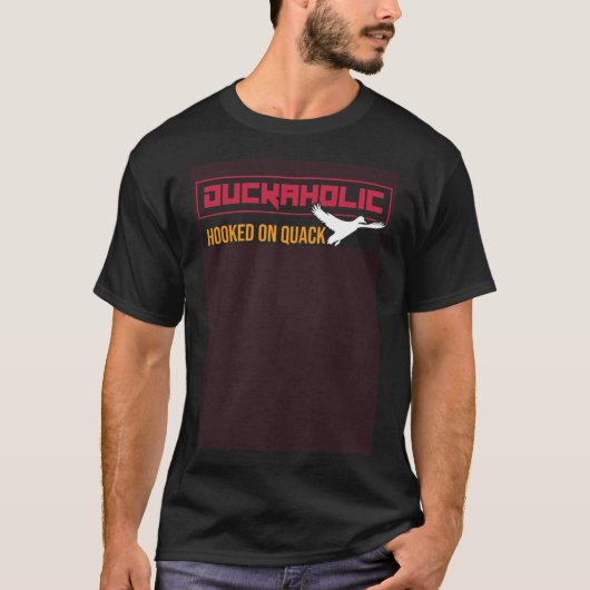 Jagd Jäger Duckaholic auf Quackenente T-Shirt (Vorderseite)
