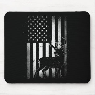 Jagd Jäger Hirsche US-amerikanische Fahne Camoufla Mousepad