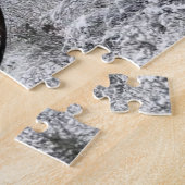 Jagd Kuh Elch Scope Blick Winter Rut Wald Jigsa Puzzle (Seite)